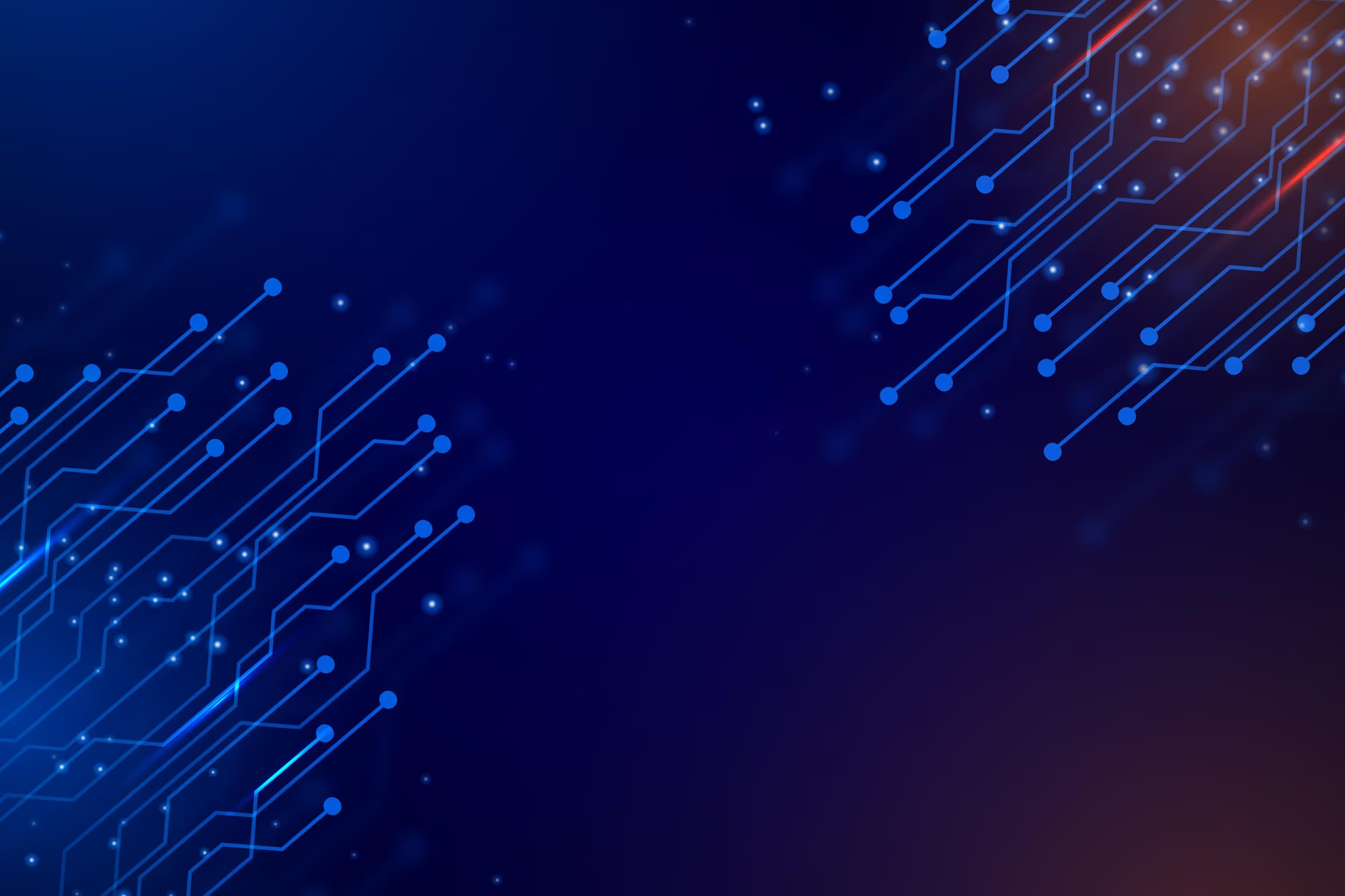 Gradient futuristic background with connection concept